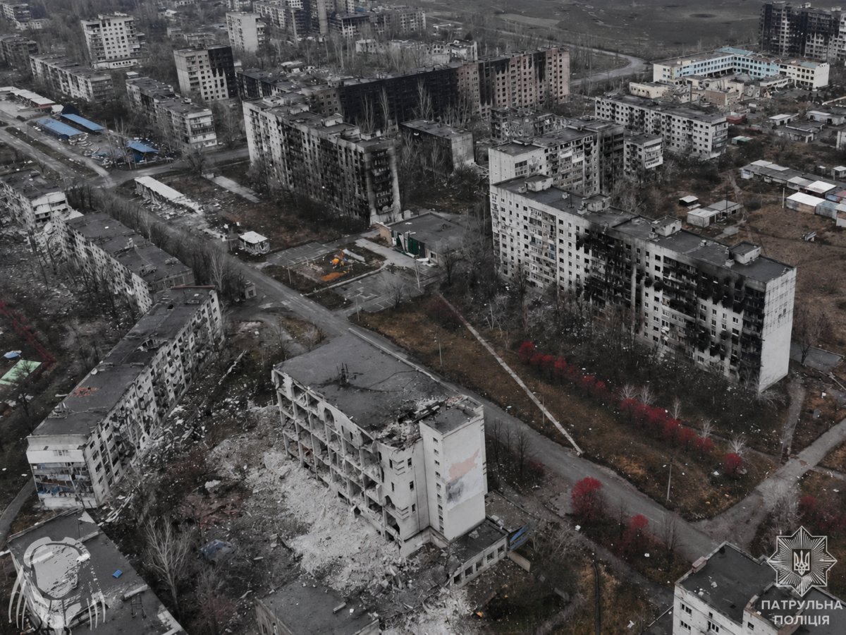 Разрушенная Константиновка, Украина