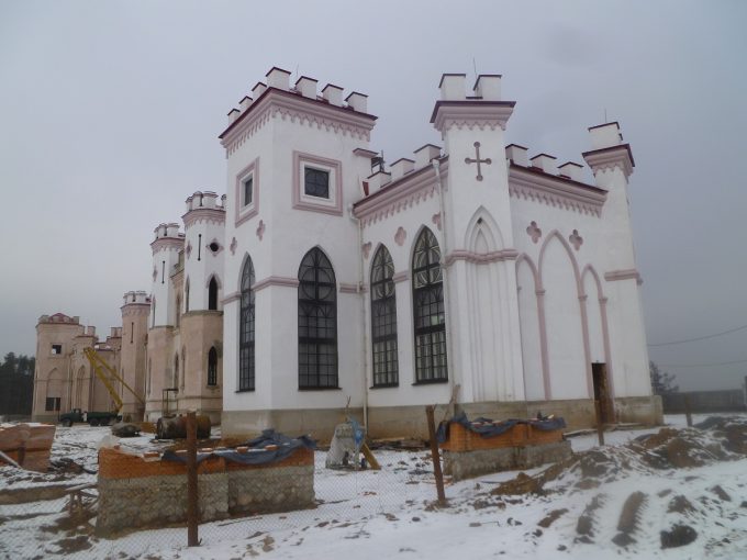 Палац Пуслоўскіх у лютым 2015 году