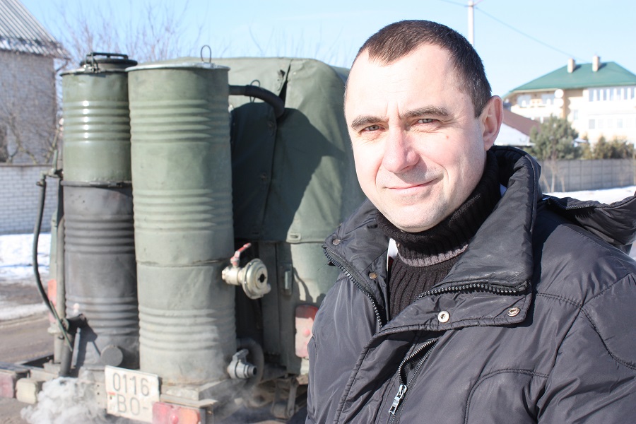 Сергей Кунахович и брестский УАЗик, который ездит на дровах
