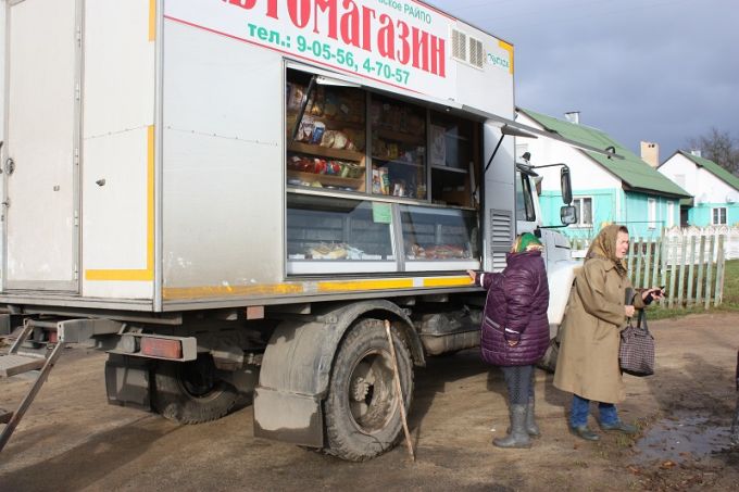 Автолавка в Жичине